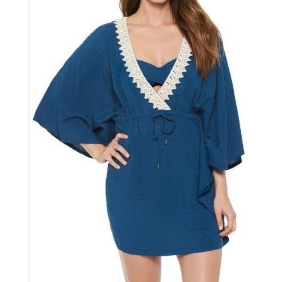 Dotti Arcadian Breeze Cover-Up Teal - Picture 1 of 11